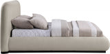 Vaughn Chenille Fabric Full Bed Beige from Meridian - Luna Furniture