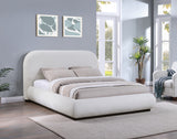 Vaughn Chenille Fabric Full Bed Cream from Meridian - Luna Furniture