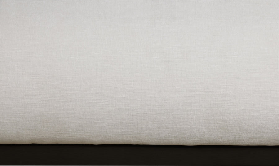 Vaughn Chenille Fabric Full Bed Cream from Meridian - Luna Furniture