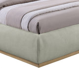 Vaughn Chenille Fabric Full Bed Mint from Meridian - Luna Furniture