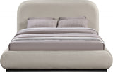 Vaughn Chenille Fabric King Bed Beige from Meridian - Luna Furniture