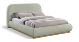 Vaughn Chenille Fabric King Bed Mint from Meridian - Luna Furniture