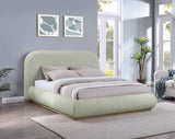 Vaughn Chenille Fabric King Bed Mint from Meridian - Luna Furniture