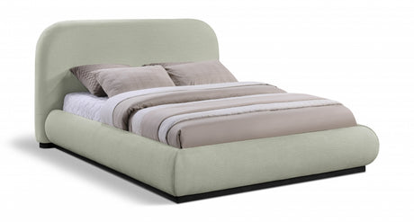 Vaughn Chenille Fabric King Bed Mint from Meridian - Luna Furniture