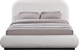 Vaughn Linen Textured Queen Bed Cream from Meridian - Luna Furniture