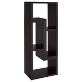 Velma Convertible TV Console and Bookcase Cappuccino - 800329 - Luna Furniture