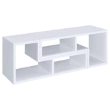 Velma Convertible TV Console/Bookcase White from Coaster - Luna Furniture