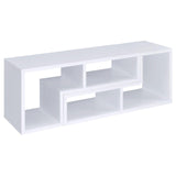 Velma Convertible TV Console/Bookcase White from Coaster - Luna Furniture