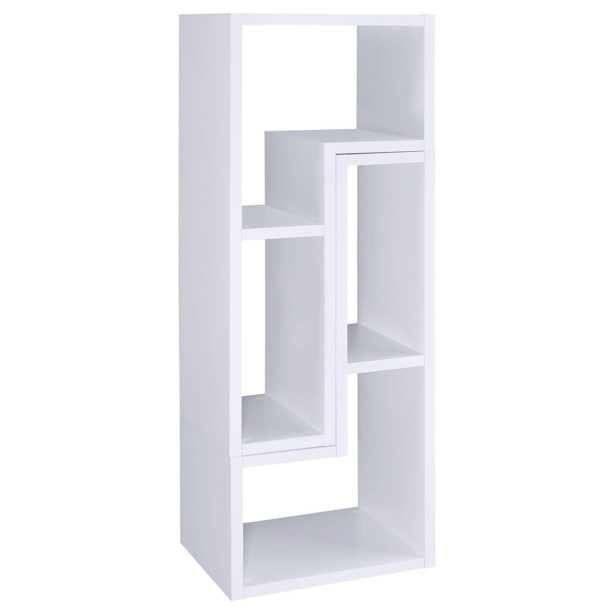 Velma Convertible TV Console/Bookcase White from Coaster - Luna Furniture