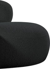 Venti Boucle Fabric Living Room Chair Black from Meridian - Luna Furniture