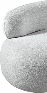 Venti Boucle Fabric Living Room Chair Grey from Meridian - Luna Furniture