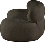 Venti Boucle Fabric Loveseat Brown from Meridian - Luna Furniture