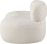 Venti Boucle Fabric Loveseat Cream from Meridian - Luna Furniture