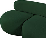 Venti Boucle Fabric Loveseat Green from Meridian - Luna Furniture