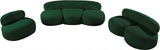 Venti Boucle Fabric Loveseat Green from Meridian - Luna Furniture