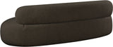 Venti Boucle Fabric Sofa Brown from Meridian - Luna Furniture