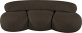 Venti Boucle Fabric Sofa Brown from Meridian - Luna Furniture