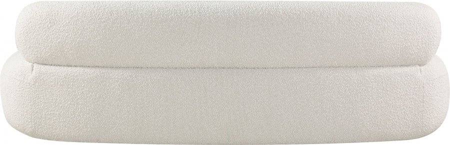 Venti Boucle Fabric Sofa Cream from Meridian - Luna Furniture