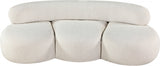 Venti Boucle Fabric Sofa Cream from Meridian - Luna Furniture