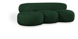 Venti Boucle Fabric Sofa Green from Meridian - Luna Furniture