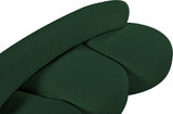 Venti Boucle Fabric Sofa Green from Meridian - Luna Furniture