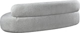 Venti Boucle Fabric Sofa Grey from Meridian - Luna Furniture