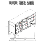 Veronica Silver Oak and Ivory 4-Piece Eastern King Storage Bed with LED Headboard from Coaster - Luna Furniture