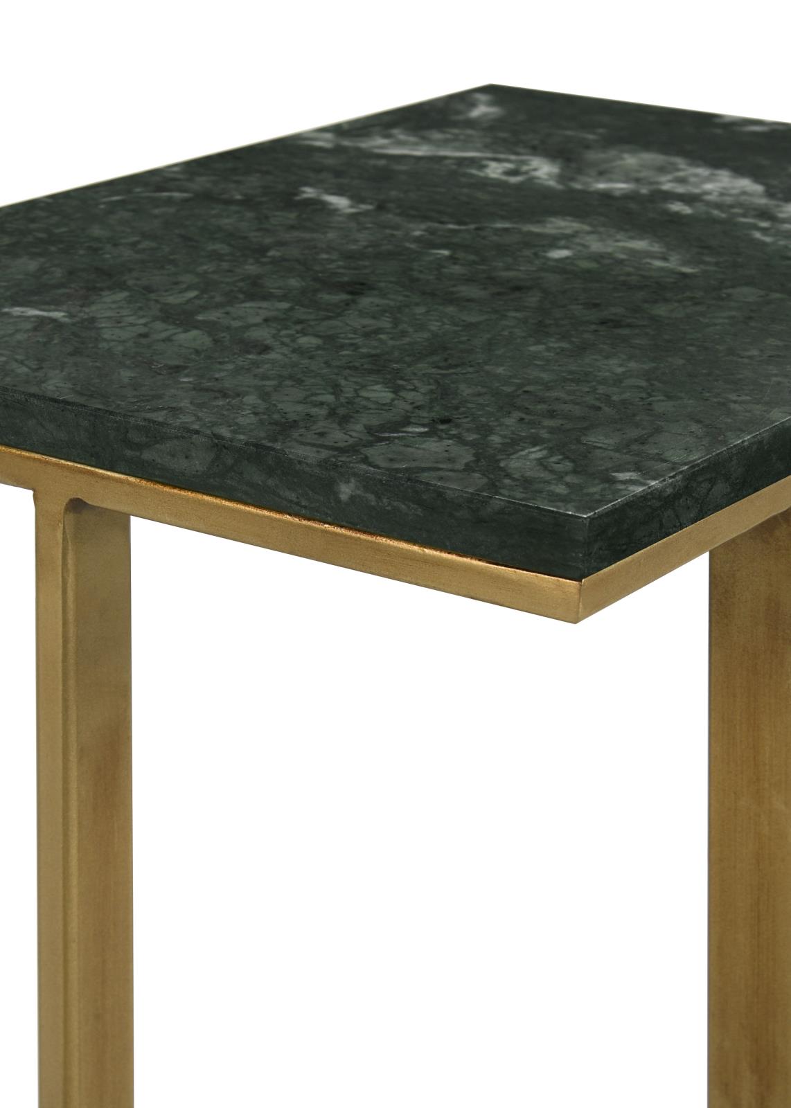 Vicente Gray Accent Table with Marble Top from Coaster - Luna Furniture