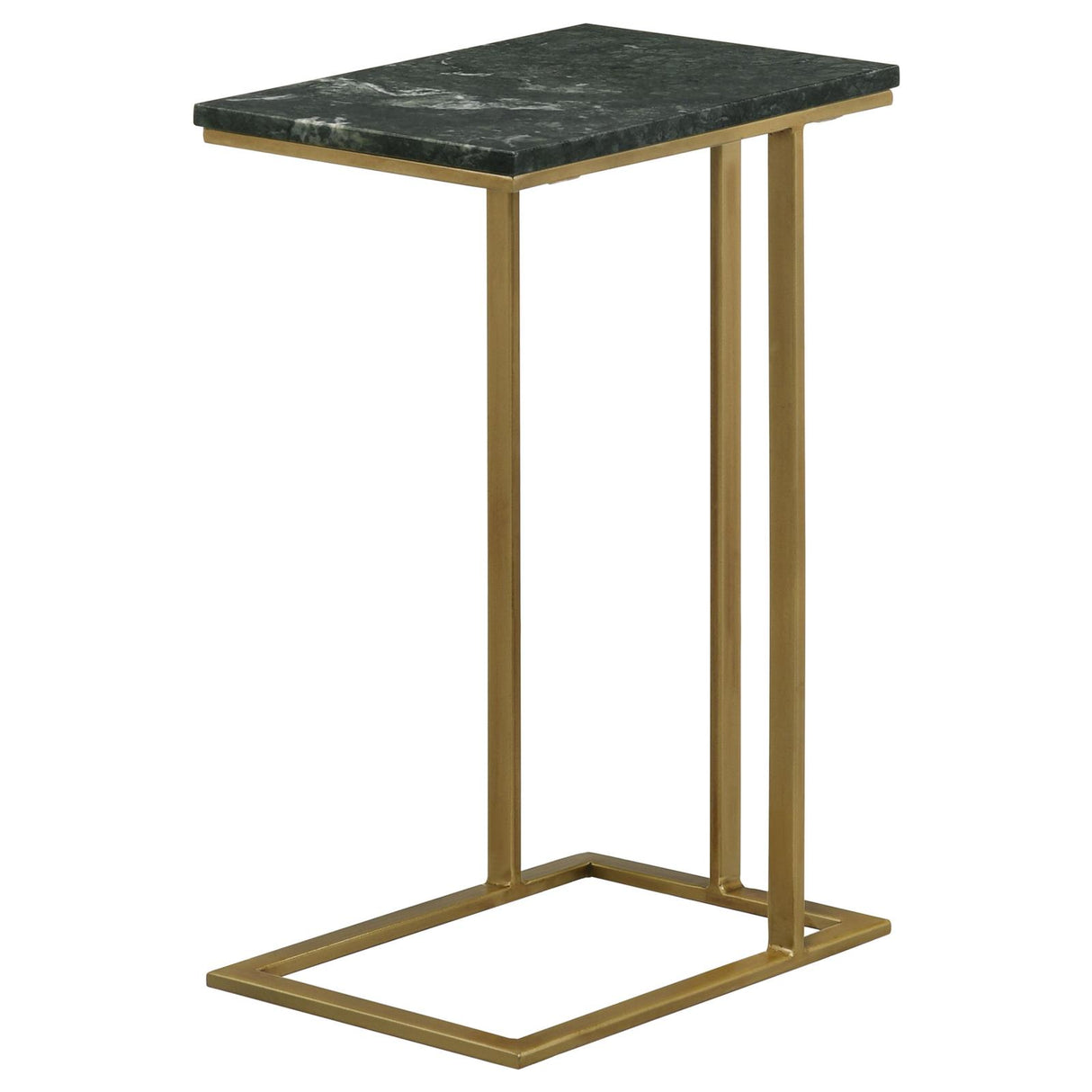 Vicente Gray Accent Table with Marble Top from Coaster - Luna Furniture