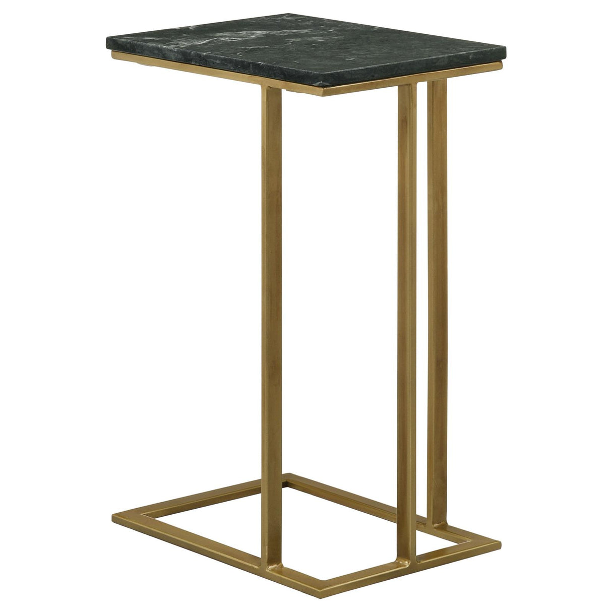 Vicente Gray Accent Table with Marble Top from Coaster - Luna Furniture