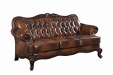 Victoria Rolled Arm Sofa Tri-tone and Brown from Coaster - Luna Furniture