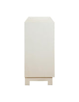 Voula White/Gold Rectangular 4-Door Accent Cabinet from Coaster - Luna Furniture