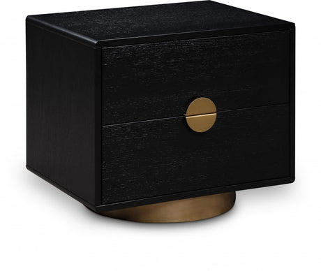 Wade Night Stand / Side Table Black from Meridian - Luna Furniture