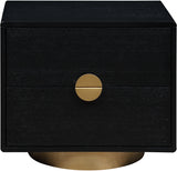 Wade Night Stand / Side Table Black from Meridian - Luna Furniture