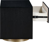 Wade Night Stand / Side Table Black from Meridian - Luna Furniture