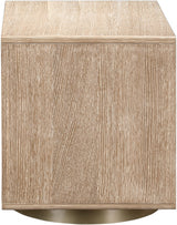 Wade Night Stand / Side Table Natural from Meridian - Luna Furniture