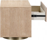 Wade Night Stand / Side Table Natural from Meridian - Luna Furniture