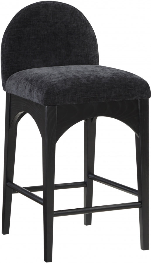 Waldorf Bar / Counter Stools Black from Meridian - Luna Furniture