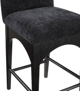 Waldorf Bar / Counter Stools Black from Meridian - Luna Furniture