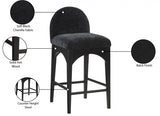 Waldorf Bar / Counter Stools Black from Meridian - Luna Furniture