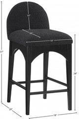 Waldorf Bar / Counter Stools Black from Meridian - Luna Furniture