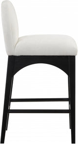 Waldorf Bar / Counter Stools Cream from Meridian - Luna Furniture