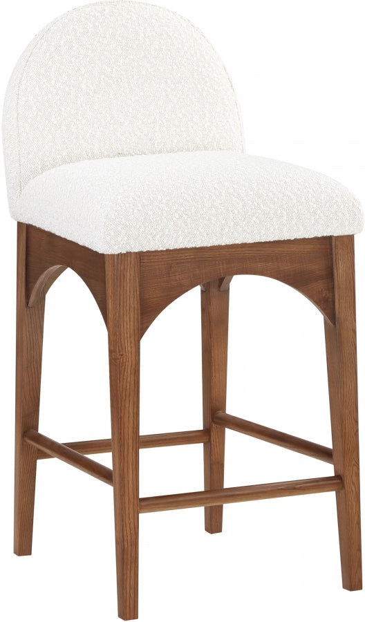 Waldorf Bar / Counter Stools Cream from Meridian - Luna Furniture