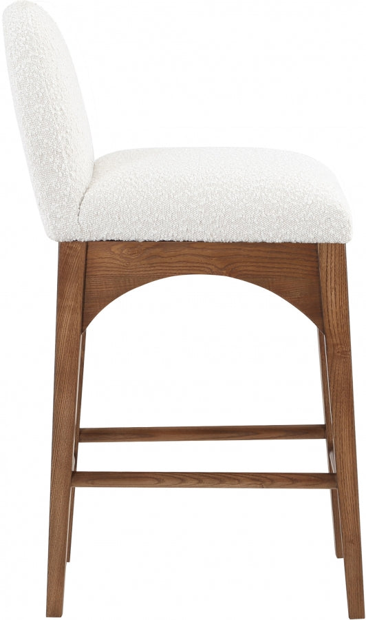 Waldorf Bar / Counter Stools Cream from Meridian - Luna Furniture