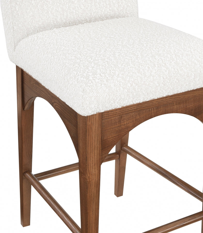 Waldorf Bar / Counter Stools Cream from Meridian - Luna Furniture