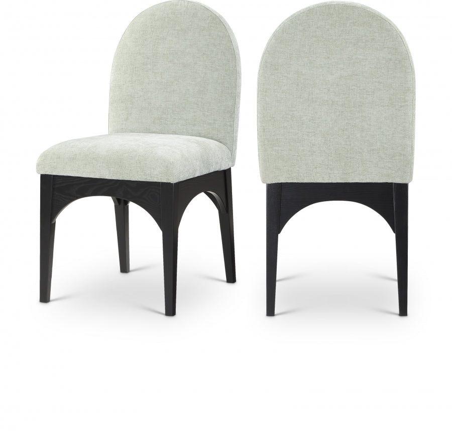 Waldorf Dining Chair Mint from Meridian - Luna Furniture