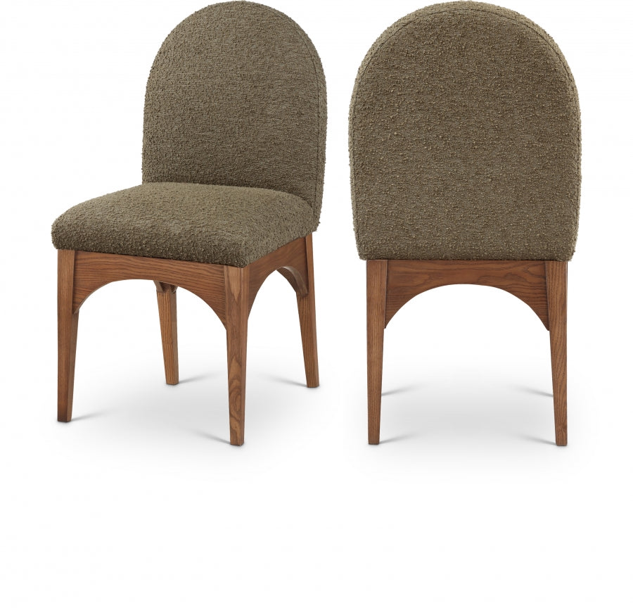 Waldorf Dining Chair Olive from Meridian - Luna Furniture