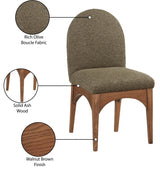 Waldorf Dining Chair Olive from Meridian - Luna Furniture