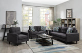 Watsonville 2-Piece Cushion Back Living Room Set Gray from Coaster - Luna Furniture