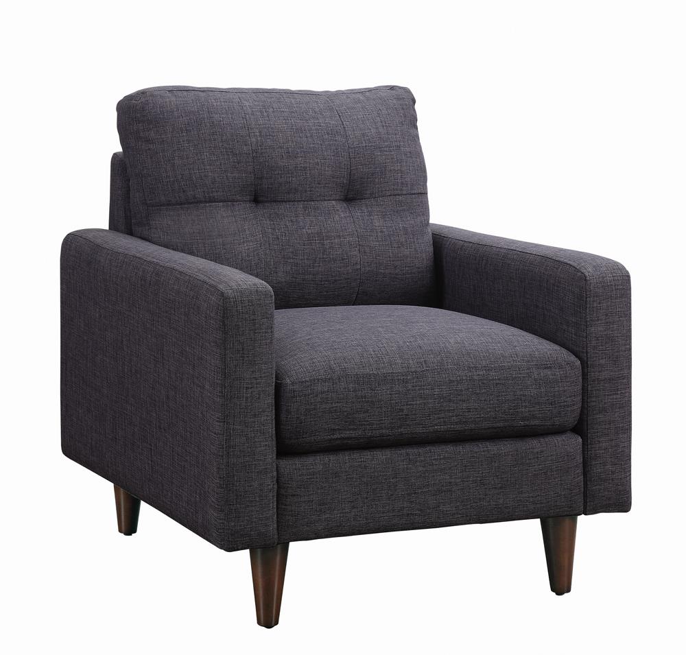 Watsonville Tufted Back Chair Gray from Coaster - Luna Furniture